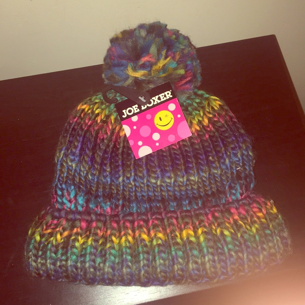 Multicolor Knit Beanie